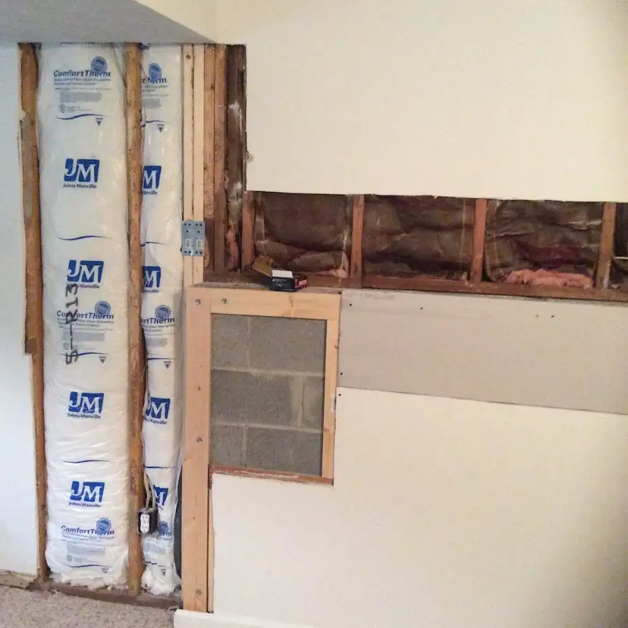 Wall insulation replacement during Structural Drying in Stayton